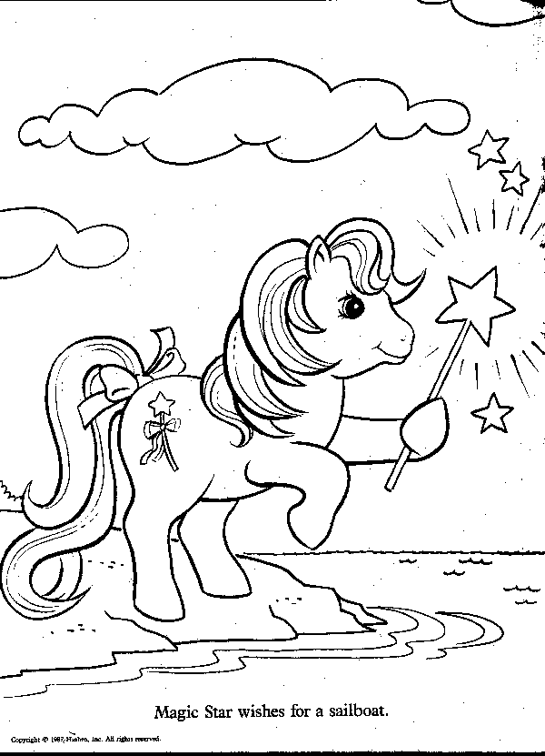 pony coloring pictures