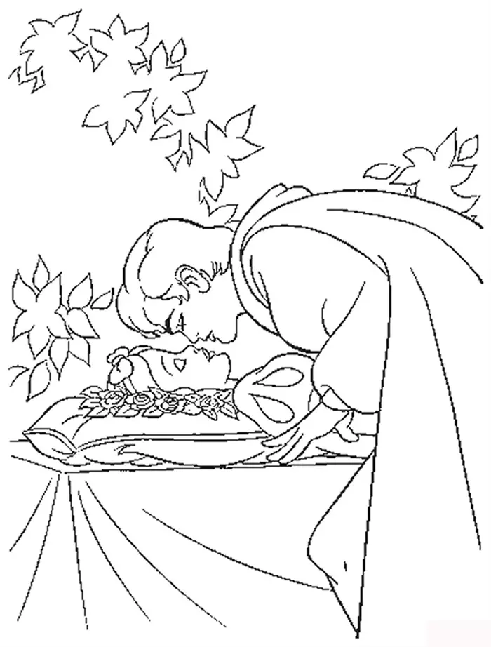 Snow white and the seven dwarfs coloring pages - coloring pages