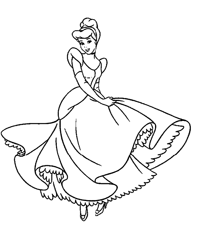 coloring pages for kids princess. Princess Coloring Pages 9