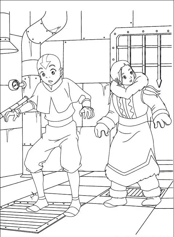Avatar The Last Airbender Coloring Pages 6