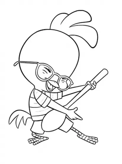 Chicken Little Free Coloring Printable 5