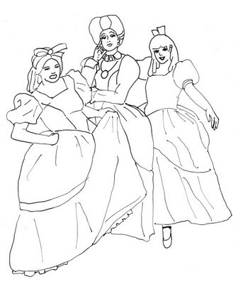 Cinderella 2 Free Coloring Printable 5