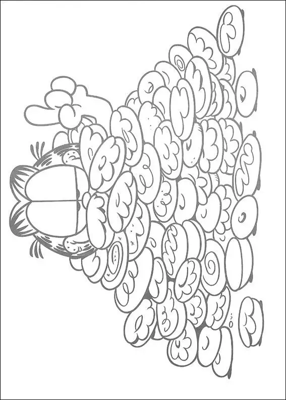 Garfield Coloring Pages 1