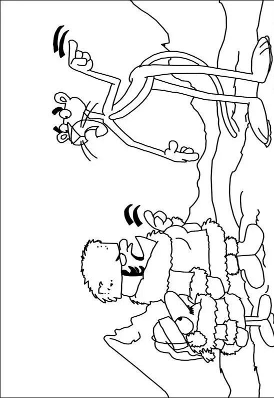 Pink Panther Coloring Pages 1