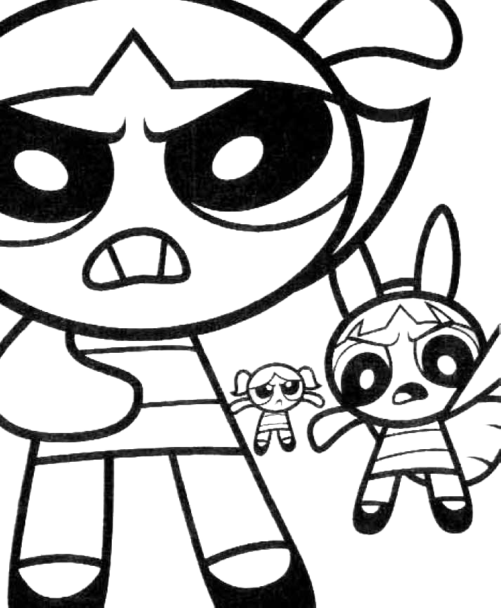 Power Puff Girls Coloring 5