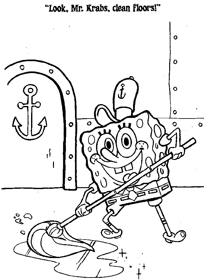 Spongebob Squarepants Coloring Pages 2