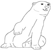 Bear Coloring Page 1